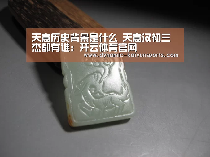 天意历史背景是什么 天意汉初三杰都有谁：开云体育官网(图3)
